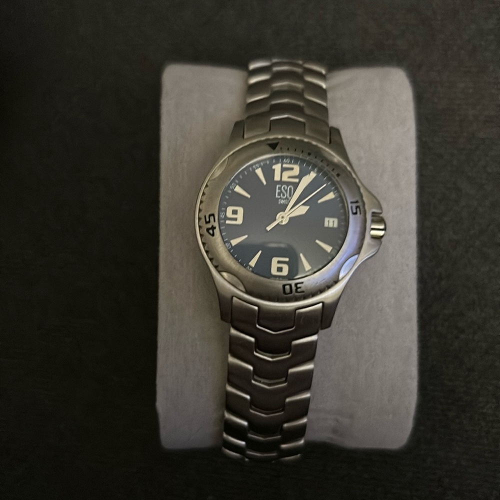 ESQ E5082 Silver-Tone Round Dial Stainless Steel